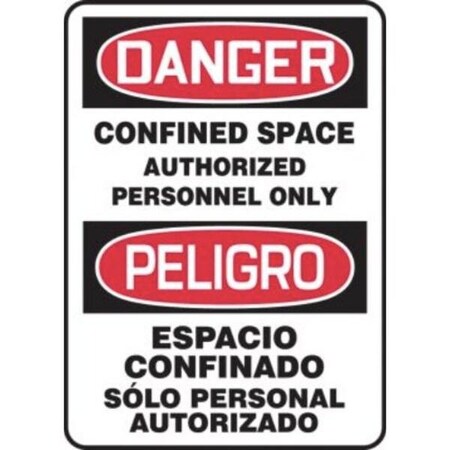 Accuform BILINGUAL OSHA DANGER SAFETY SIGN SBMCSP011VP SBMCSP011VP